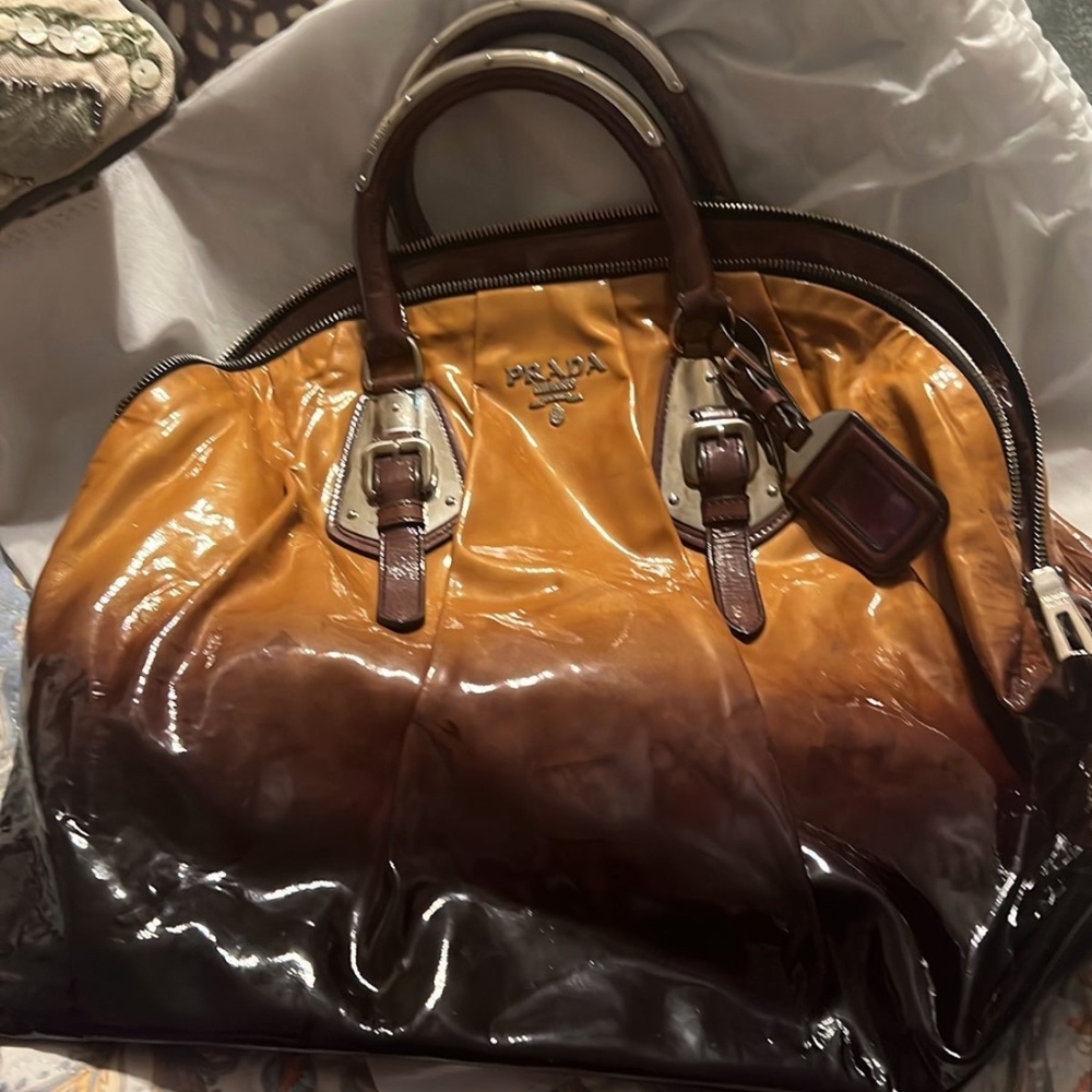 Stunning authentic ombré Prada bag